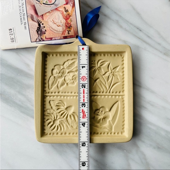 Brown Bag Cookie Art•NWT•Vintage 1995 Flower Cut-Apart•Original Tags/Recipe Book - Picture 8 of 9